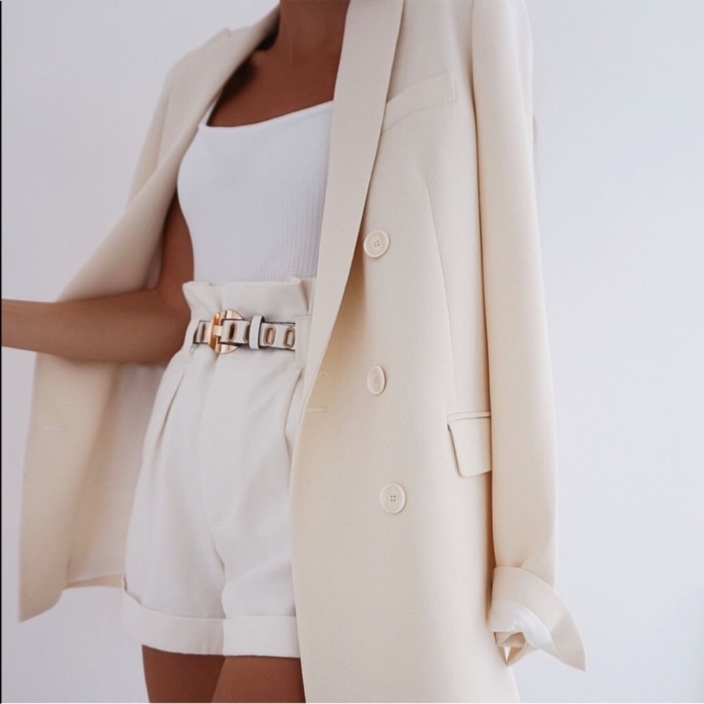Zara Double Breasted Blazer - Picture 2 of 16